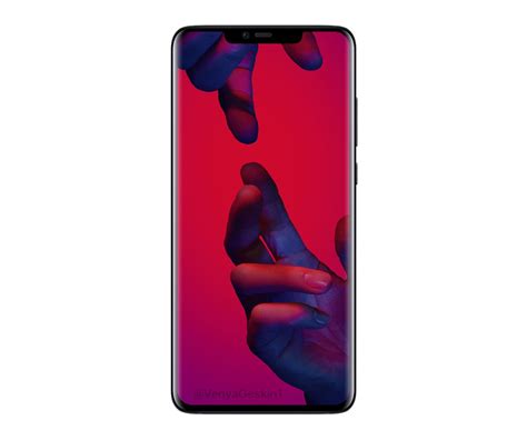 Il notch anche su Huawei Mate 20? Eccolo nel nuovo render