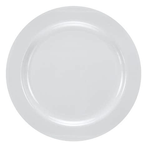 Lillian Table Settings 40-Count Pearl White Plastic Round Plate, 7.5"