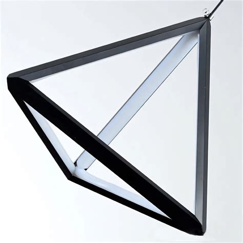 Modern Geometric Triangle LED Pendant Light – The Jhoomar Store