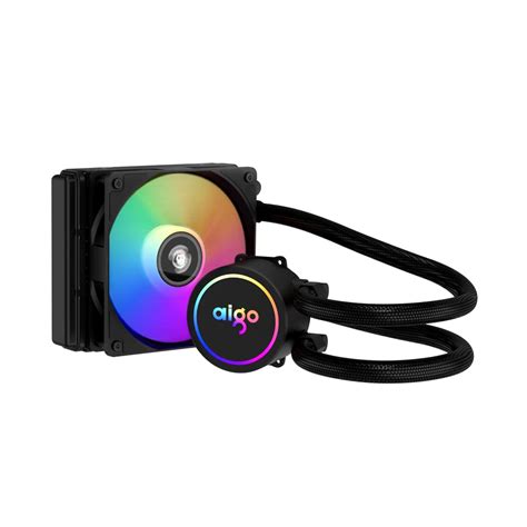 Buy aigo AC SE120 CPU Liquid Cooler All-in-ONE Water Cooling System LED ...