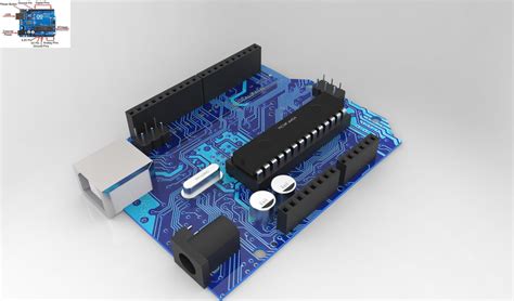 How Arduino Project Model in AutoCAD 的图像结果