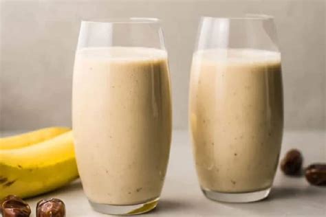 Chocolate Banana Vegan Protein Shake Recipe - Beaming Baker