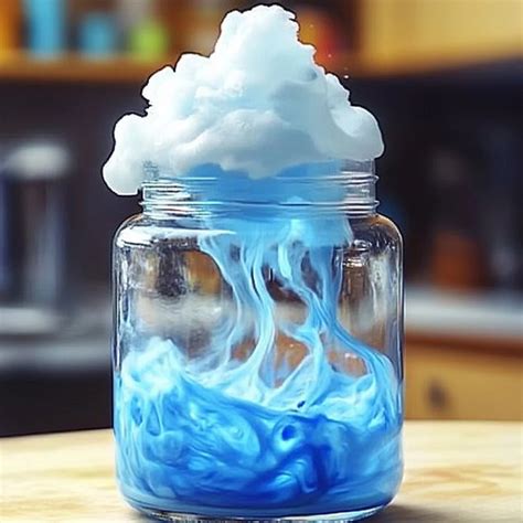 Rain Cloud in a Jar - thecharmingrecipes.com
