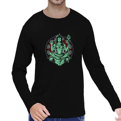 Buy TVP Fashions Graphic Printed Men Tshirt Lord Mahadev Design Cotton ...
