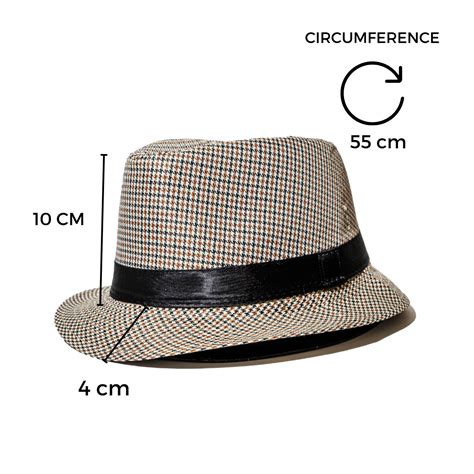 Chokore Summer Fedora Hat in Houndstooth Pattern | British Gentleman ...