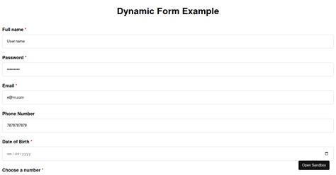 Image result for Simple Dynamic Form