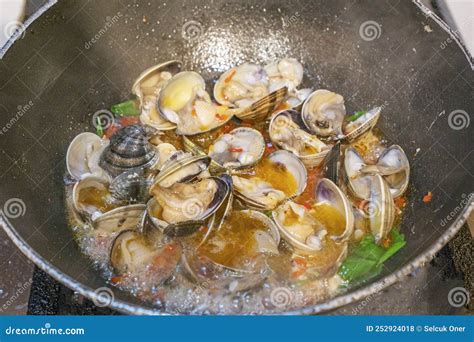 Delicious Seafood Platter with Shrimp, Squid, Calamari, Prawn, Fish,shellfish... Stock Photo ...