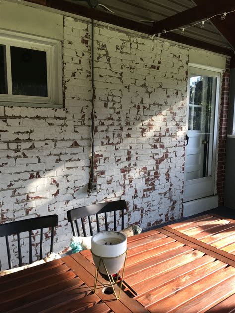 German Smear; what not to do! | Faux brick walls, Brick fireplace ...