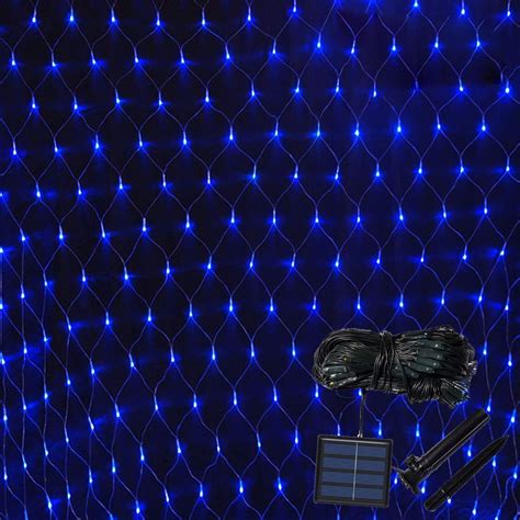 Solar Net Lights Outdoor Waterproof, Mesh Light,4.9ft x 4.9ft,100 LED ...