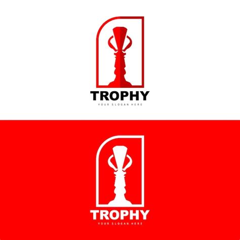 Kampioenschap Trofee Logo Kampioen Award Winnaar Trofee Ontwerp Vector ...