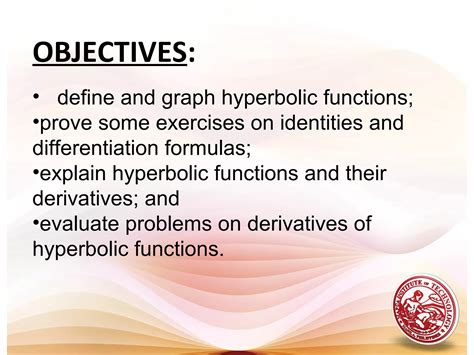 Lesson 13 derivative of hyperbolic functions | PPT