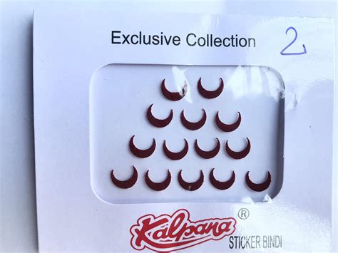 Kalpana Maroon Half Moon Shape Marathi Style Traditional Bindi Maroon ...