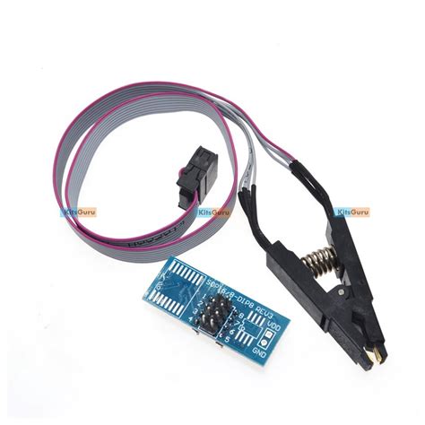 SOIC8 SOP8 Flash Chip IC Test Clips Socket Adpter BIOS/24/25/93 ...