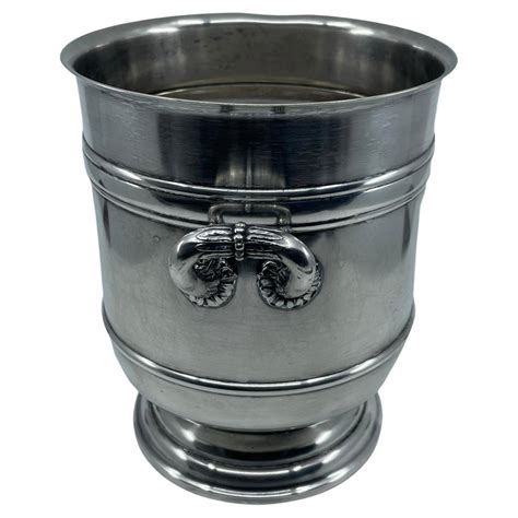 Mid-Century Modern Brandimarte 800 Solid Silver Champagne Ice Bucket ...