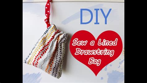 YouTube Drawstring Bag Tutorial 的图像结果