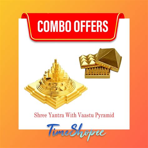 Shree Yantra & Vaastu Pyramid Combo | Lab Certified | Timeshopee
