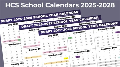 Henry County Schools Calendars Approved for 2025-2028