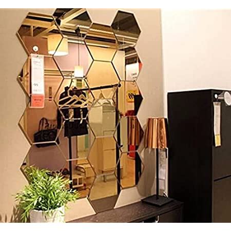 Buy Wall1ders 28 Hexagon with 10 Butterflies (Each Hexagon Size 10.5 cm ...