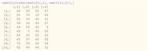 How to Sort Data in R 的图像结果