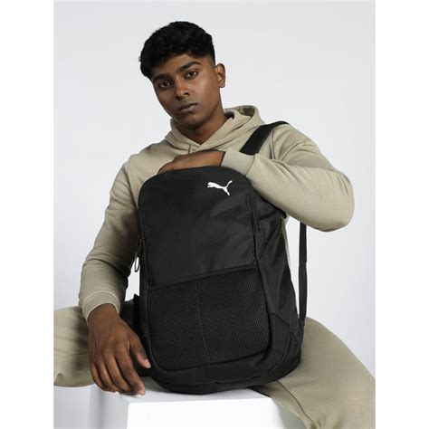 Buy Puma Team Goal Unisex Black Backpacks Online
