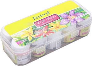 Flipkart.com | Pidilite Fevicryl Sunflower Acrylic Kit Colours with No ...