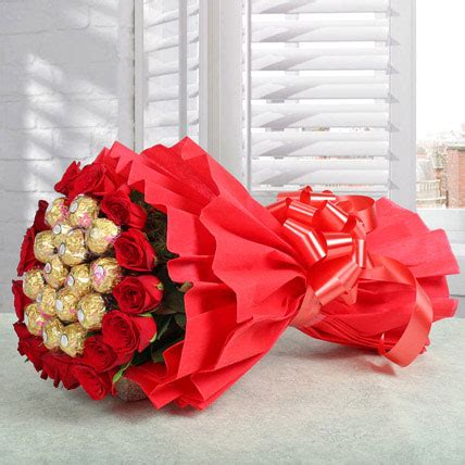 Buy Bouquet of Ferrero Rocher Online | gifts Delivery India | GoGift