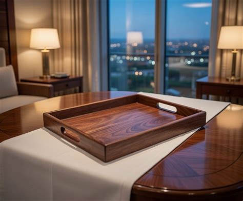 Wooden Serving Tray With Handle Manufacturer, Supplier from Prakasam