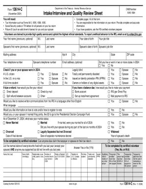 IRS 13614-C 2024-2026 - Fill and Sign Printable Template Online