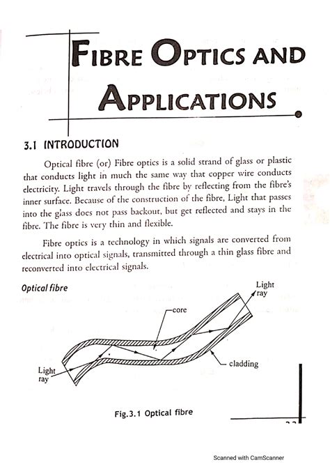 Optical fiber - Engineering Physics - Studocu