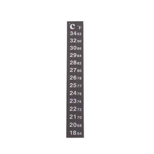 Dual Scale F/C Fish Tank Aquarium Flat Water Adhesive Thermometer ...