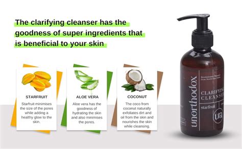 UNORTHODOX Clarifying Cleanser For All Skin Type | Enriched With ...