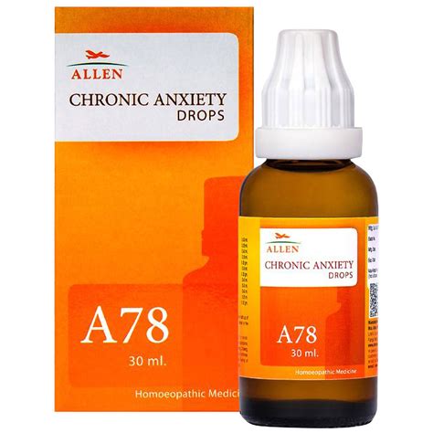 Buy Allen A78 Chronic Anxiety Drops, 30 ml | 19 Minutes Delivery ...