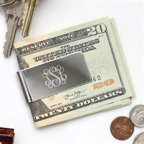 Personalized Monogram Money Clip - 2712 | Designs
