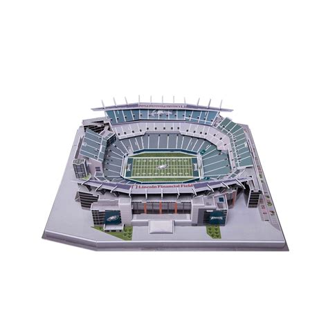Buy NFL Philadelphia Eagles Team Football Stadium PZLZ 3D Paper Model ...