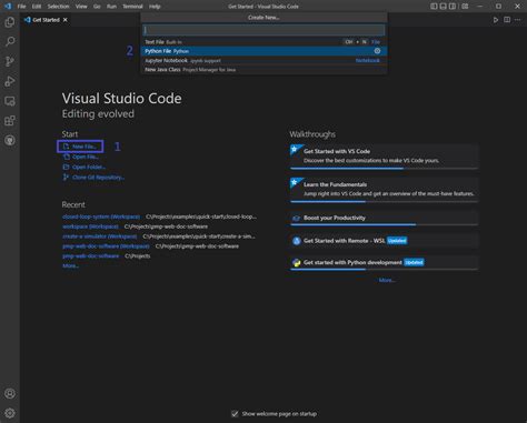 How to Start a Python Program in vs Code 的图像结果
