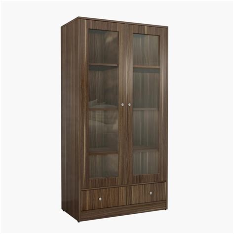 Buy Helios Lewis Shokki Crockery Unit - Brown from Helios by Home ...