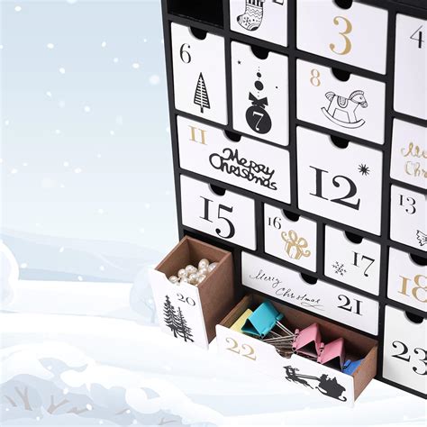 SUNGIFT Wooden Advent Calendar, Christmas Countdown India | Ubuy