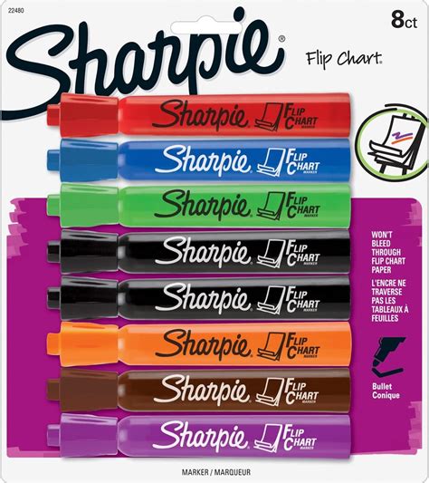Sharpie Flip Chart Markers, Bullet Point, 8-Pack, India | Ubuy