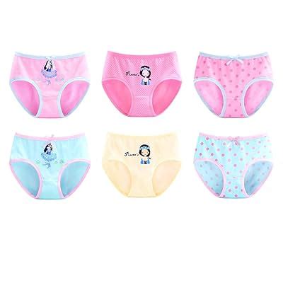 Buy KATCOCO Little Girls Soft Cotton Underwear Little Girls Briefs Baby ...