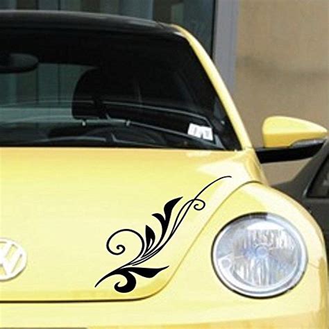 ARWY Headlight Flower Windows, Sides, Hood, Bumper Car Sticker Sticker ...