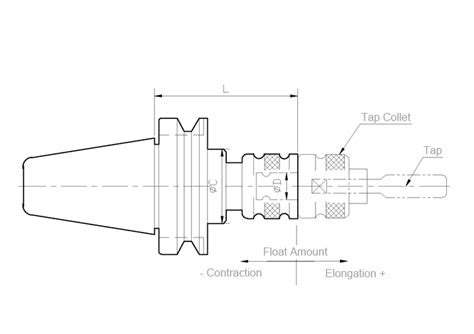 BT50-ZL24-100 | Automatic Sizing Tapper Chuck | NIKKENKOSAKU | MISUMI India