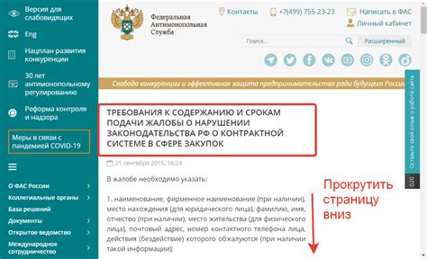 Как подготовить и подать жалобу в ФАС в электронном формате