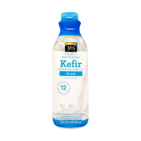 365 EVERYDAY VALUE® Plain Whole Milk Kefir, 32 fl oz | Wholefoods ...