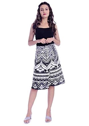 Buy Ravaiyaa - Attitude is everything Women's Cotton Wrap Around Skirt ...