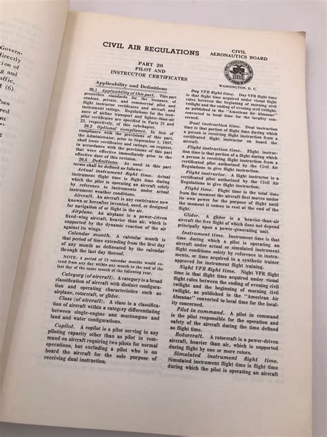 CIVIL AIR REGULATIONS AND FLIGHT STANDARDS FOR PILOTS – aviation.brussels