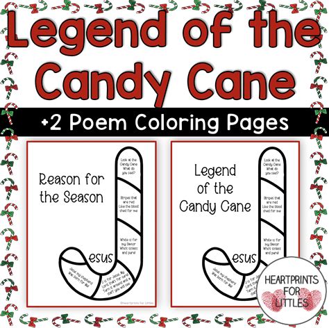 Legend of the Candy Cane Craft and Keepsake, J is for Jesus, Candy Cane ...