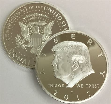 2017 President Donald Trump Inaugural Silver EAGLE Commemorative ...