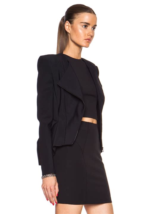 Dion Lee 3D Filter Poly-Blend Jacket in Black | FWRD