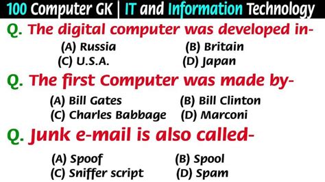 Computer GK Questions 的图像结果