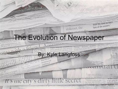 Image result for Newspaper Evolution